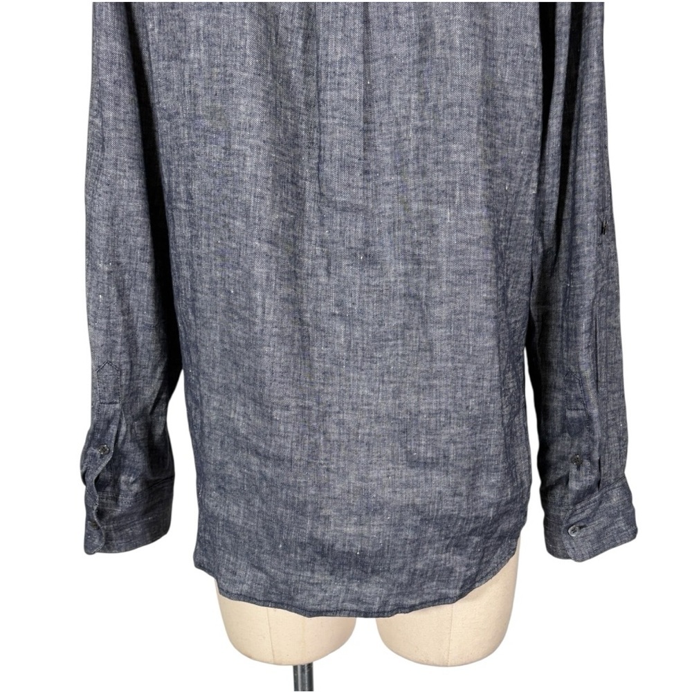 Theory Trisalta Linen Top Size Large - Picture 10 of 12